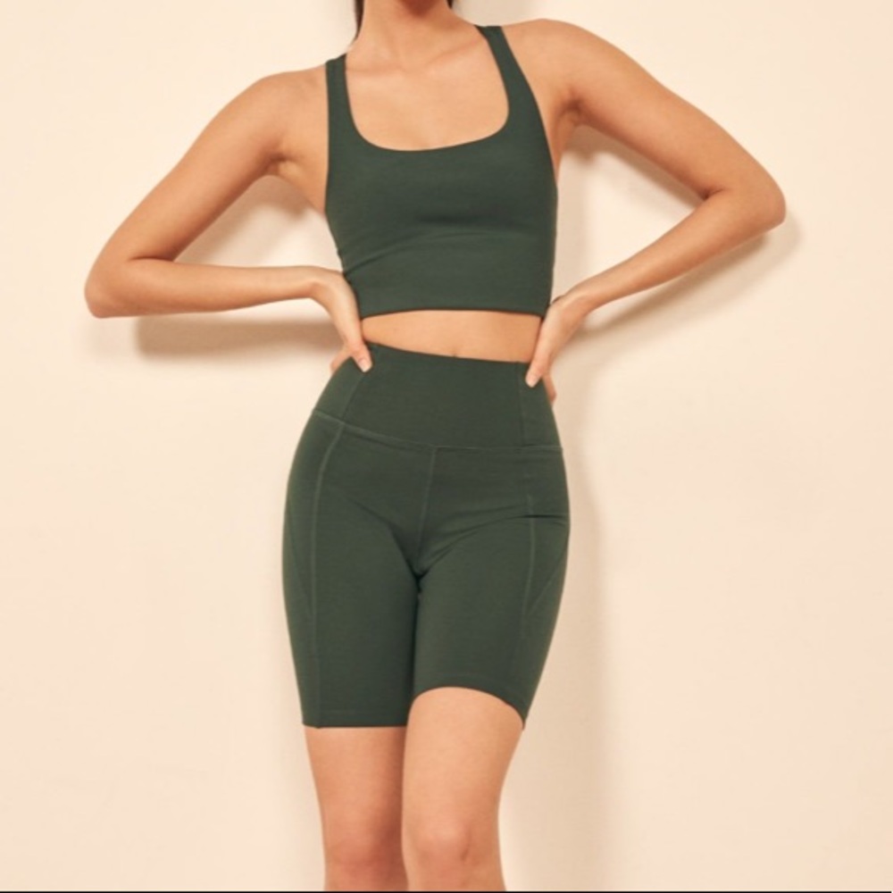Girlfriend Collective Moss High-Rise Bike Short